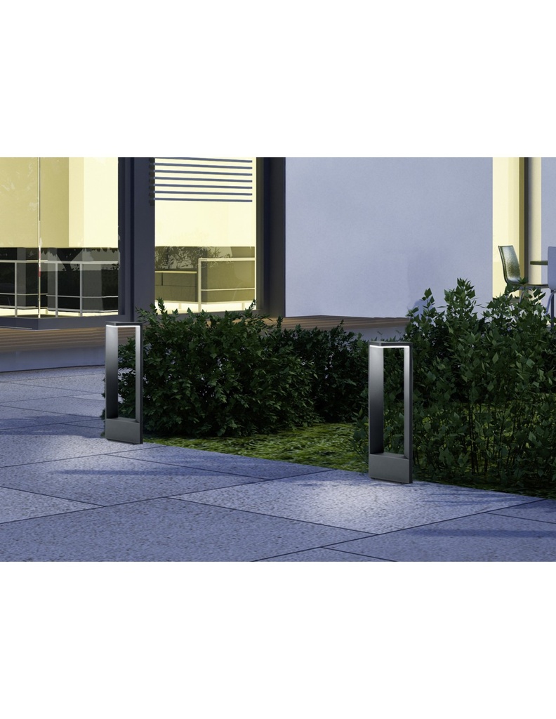 Paletto Antracite Led da Esterno Ganges IP54 Trio Lighting