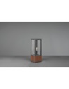 Paletto Da Esterno Garonne IP44 1xE27 Legno H40 cm Trio Lighting