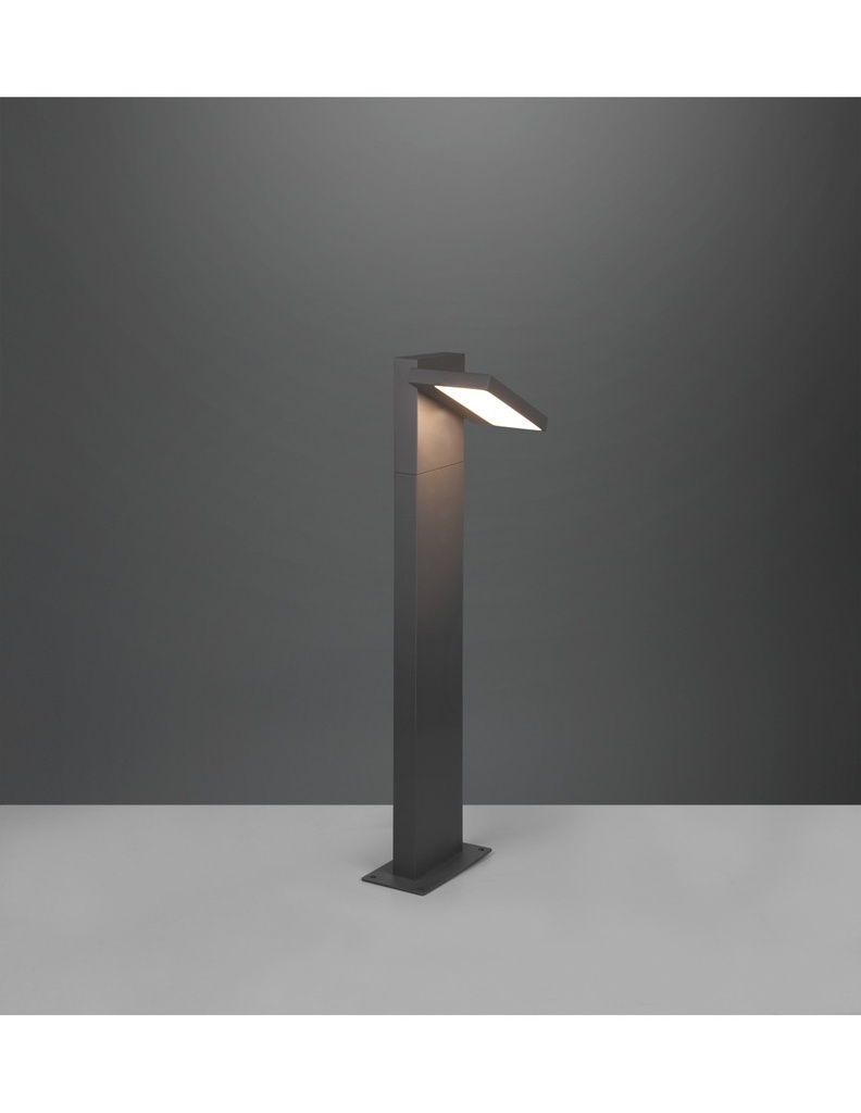 Paletto Per Esterno Led Alluminio Antracite Horton IP54 Trio Lighting