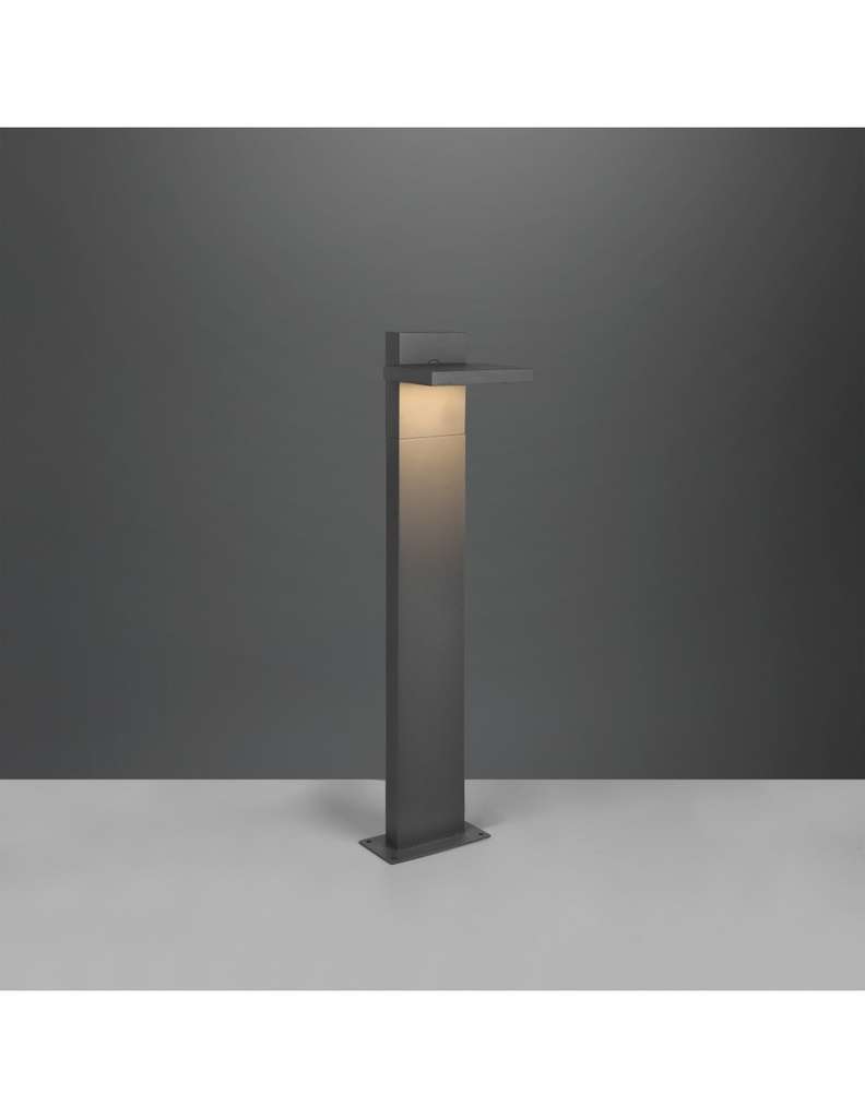 Paletto Per Esterno Led Alluminio Antracite Horton IP54 Trio Lighting