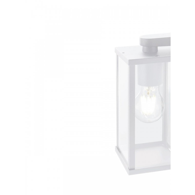 Paletto in pressofusione di alluminio. colore bianco goffrato 20xh.60 cm