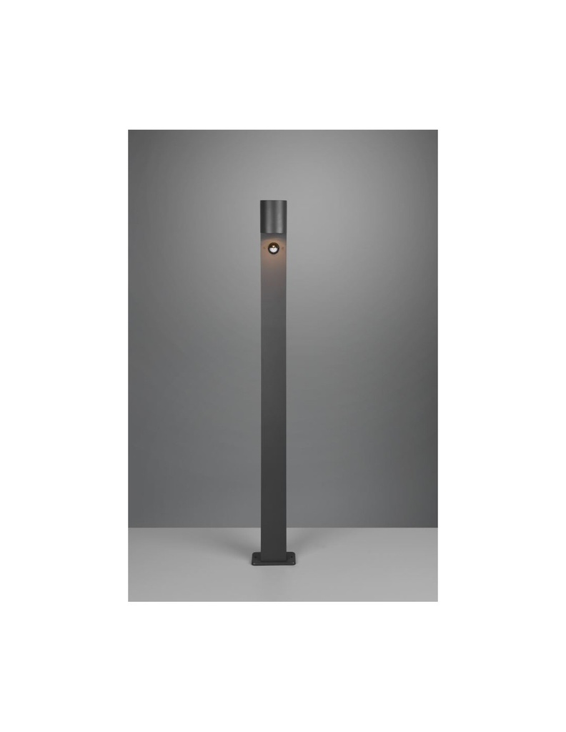 Palo Alto Giardino 1xGU10 Roya Antracite IP44 Sensore Movimento Trio Lighting