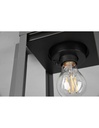 Palo Alto Lanterna Cilindro Vetro Lunga Antracite IP44 Sensore Crepuscolare Trio Lighting