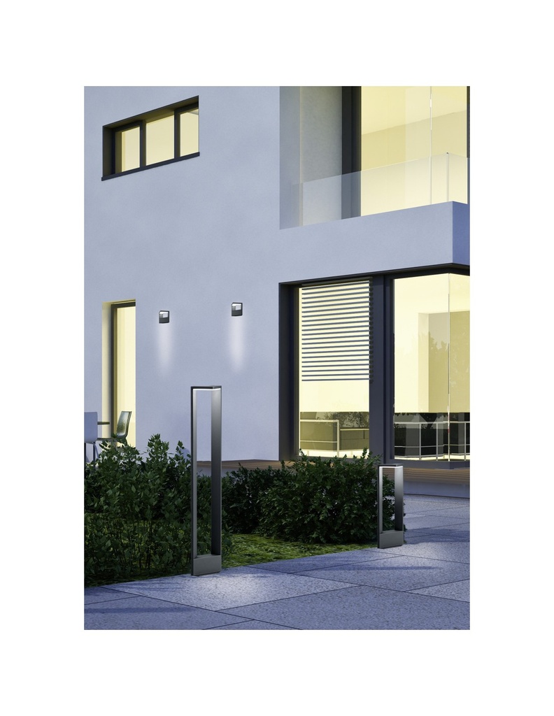 Palo Alto Led da Giardino Ganges H100 cm Antracite IP54 Trio Lighting