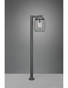 Palo Da Esterno Tuela Diffusore Gabbia Metallica Antracite IP44 Trio Lighting