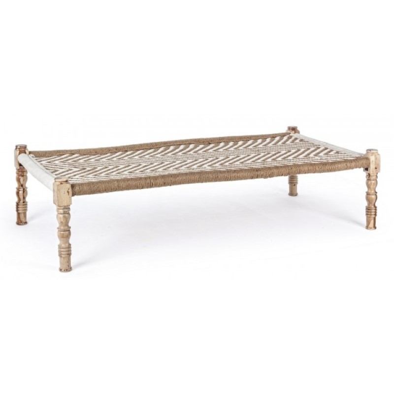 Panca Khat Tamil Naturale in tessuto