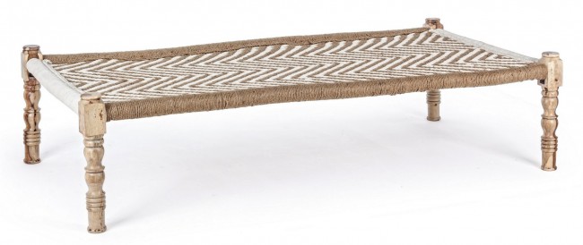 Panca Khat Tamil Naturale in tessuto