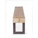 Panca industriale urban Garrett  legno acciaio