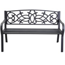 Panchina metallo Pavia antracite