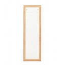 Pannello appendiabiti Wien 43 da ingresso rovere bianco