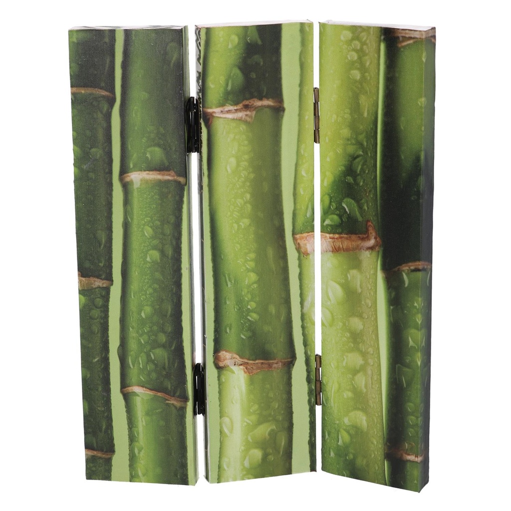 Paravento stampa 3 ante bambu' cm120,6x2,5h180