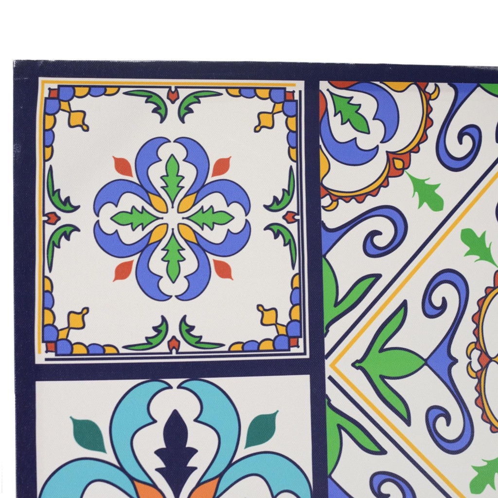 Paravento stampa 3 ante maioliche cm120,6x2,5h180