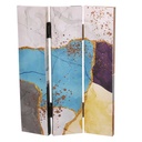 Paravento stampa effetto marmo multicolor 3 ante rettangolare cm 120,6x2,5xh180,6x2,5xh180,6x2,5h180