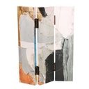 Paravento stampa effetto marmo multicolor 3 ante rettangolare cm 120,6x2,5xh180,6x2,5xh180,6x2,5h180