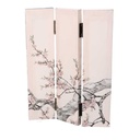 Paravento stampa rami beige 3 ante rettangolare cm 120,6x2,5xh180,6x2,5xh180,6x2,5h180