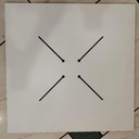 Piano tavolo  hpl mahe quadrato  59X59 cm