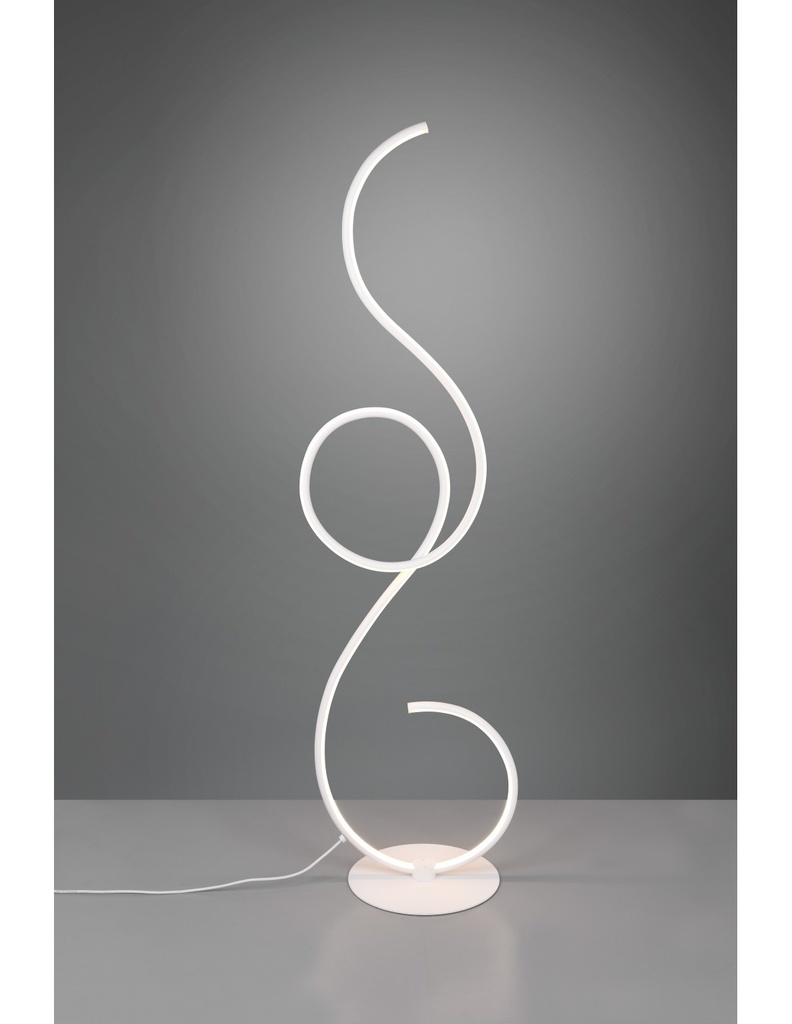 Piantana Da Salotto Moderna Bianca Led Dimmer Jive Trio Lighting