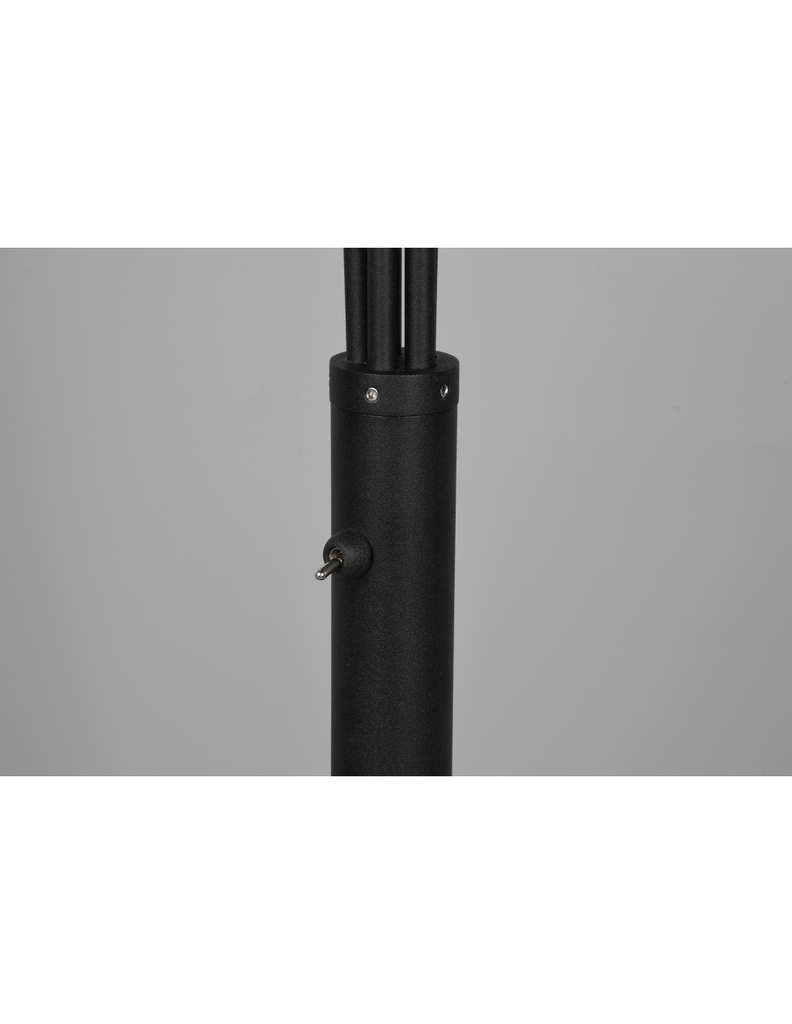 Piantana In Metallo Nero Bracci Ad Arco Dito 5xE14 Trio Lighting