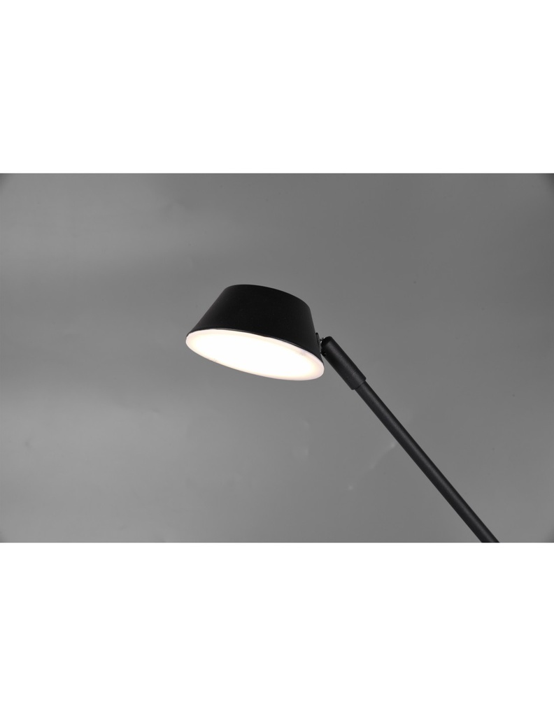 Piantana Led Con Luce Spot da Lettura Dimmerabile Haora Antracite Trio Lighting