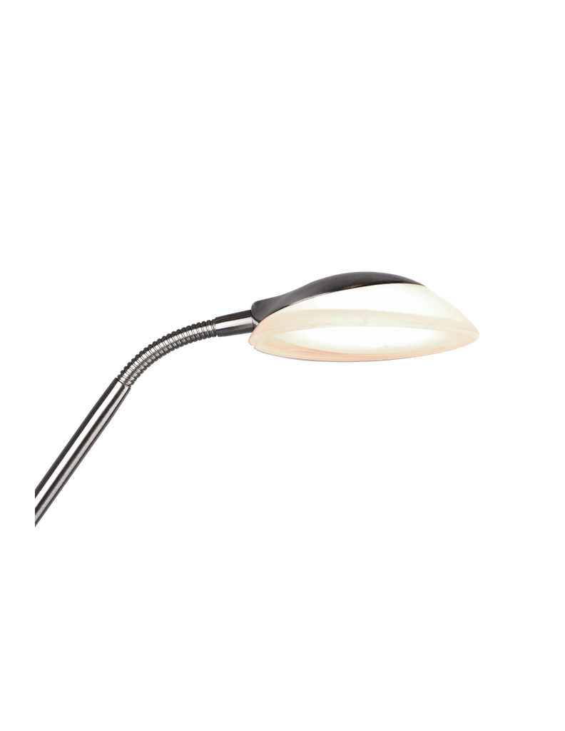 Piantana Led Dimmer con Luce Spot da Lettura Orson Nichel Trio Lighting