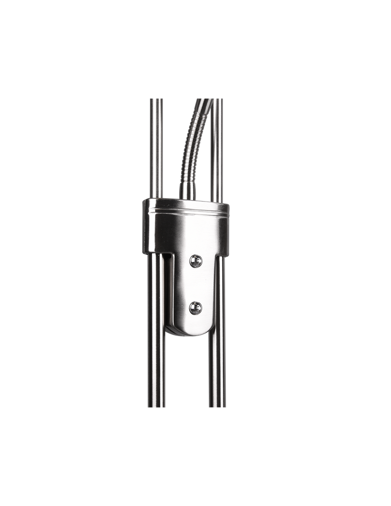 Piantana Led Dimmer con Luce Spot da Lettura Orson Nichel Trio Lighting