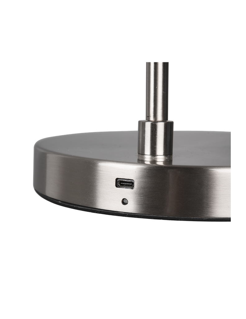 Piantana Led Touch Dimmerabile Blake H125 cm Nichel Trio Lighting