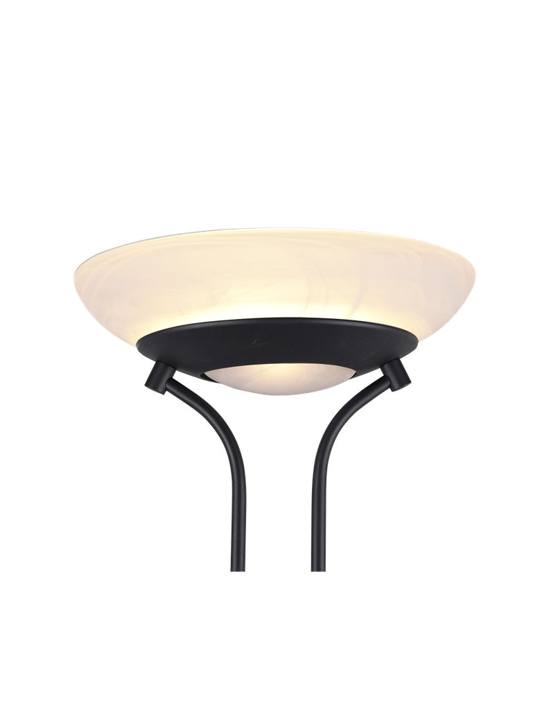 Piantana Led con Luce Spot da Lettura Orson Nero Trio Lighting