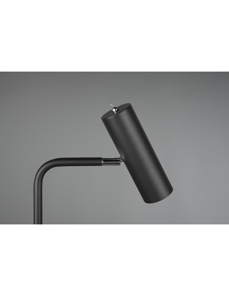 Piantana Marley Nero E Spot Cilindrico H151 Trio Lighting