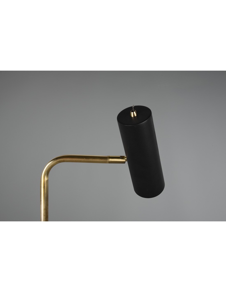 Piantana Marley Ottone E Spot Nero H151 Trio Lighting