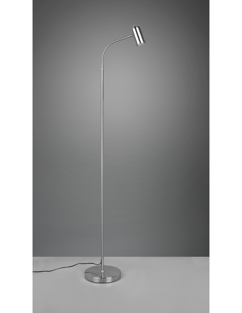 Piantana Minimale Flessibile Nichel Marila Trio Lighting