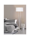 Piantana Moderna Paris II Nichel con Paralume Bianco Trio Lighting