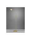 Piantana Ottone Satinato Disco Touch Led Orientabile Franklin Trio Lighting