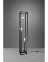 Piantana Per Salotto 3 Luci Cornice Metallo Nero Vito Trio Lighting