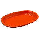 Romeo orange oval plate cm36x25h4