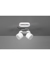 Plafone 2 Spot Led L18 cm Taurus Bianco Trio Lighting