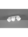 Plafone 3 Spot Doppia Emissione Led L27 cm Taurus Bianco Trio Lighting
