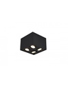 Plafone da Soffitto Biscuit Nero 4 Spot GU10 Orientabili Trio Lighting