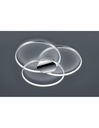 Plafoniera 3 Cerchi Led Sedona Cromo Dimmerabile Ø80 cm Trio Lighting