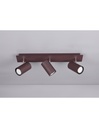 Plafoniera 3 Spot GU10 Orientabili Marley Ruggine Trio Lighting