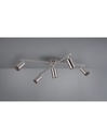 Plafoniera 5 Faretti Orientabili Marley Nichel Trio Lighting