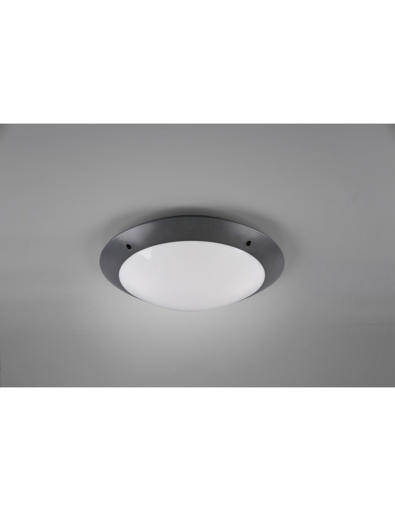 Plafoniera Da Esterno Camaro Antracite IP54 Ø33 cm Trio Lighting