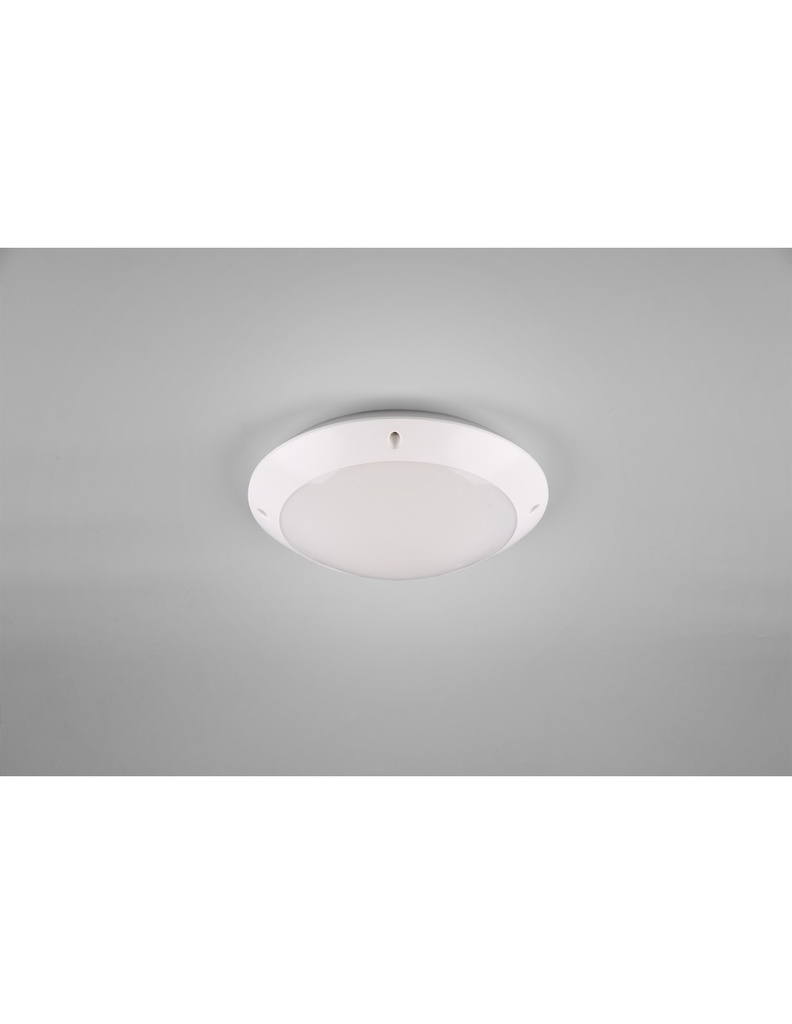 Plafoniera Da Esterno Camaro Bianco Opaco IP54 Ø26 cm Trio Lighting