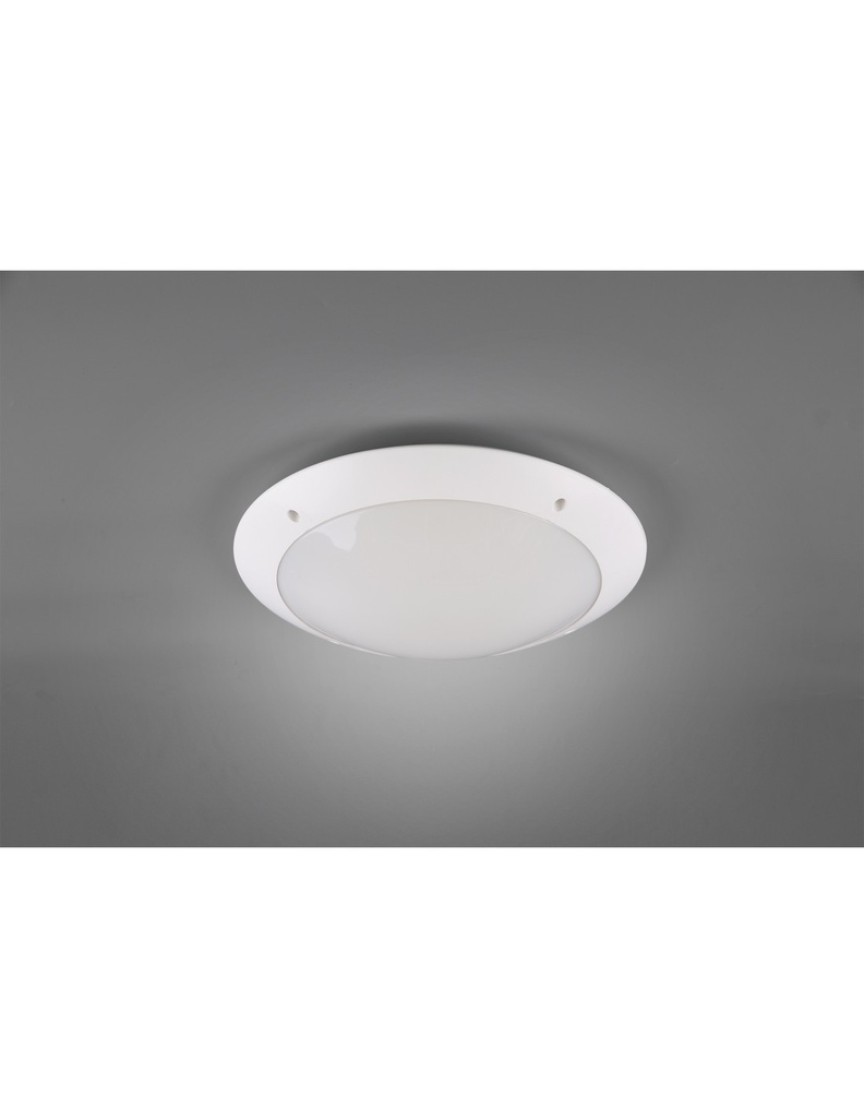 Plafoniera Da Esterno Camaro Bianco Opaco IP54 Ø33 cm Trio Lighting