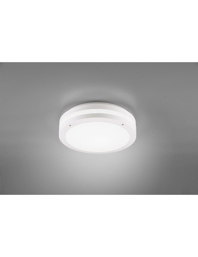 Plafoniera Da Esterno Kendal Led IP54 Bianco Ø30 cm Trio Lighting