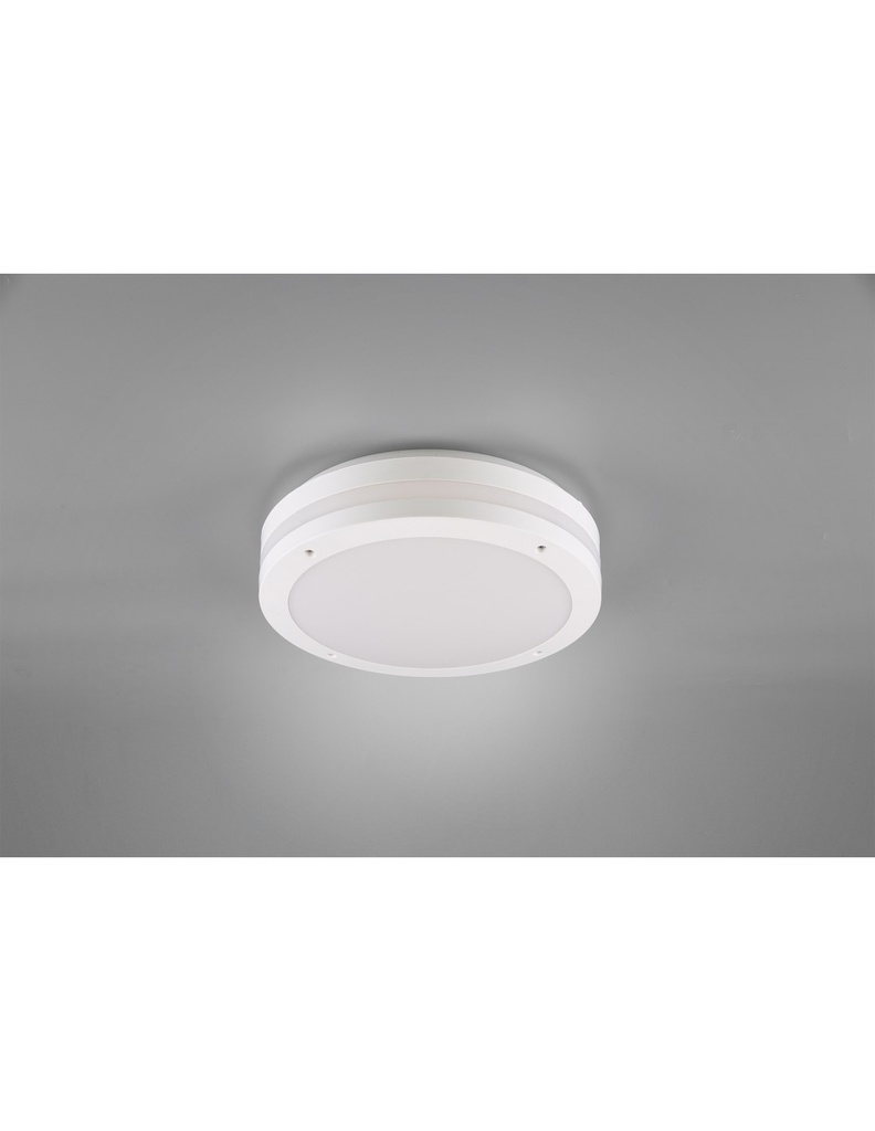 Plafoniera Da Esterno Kendal Led IP54 Bianco Ø30 cm Trio Lighting