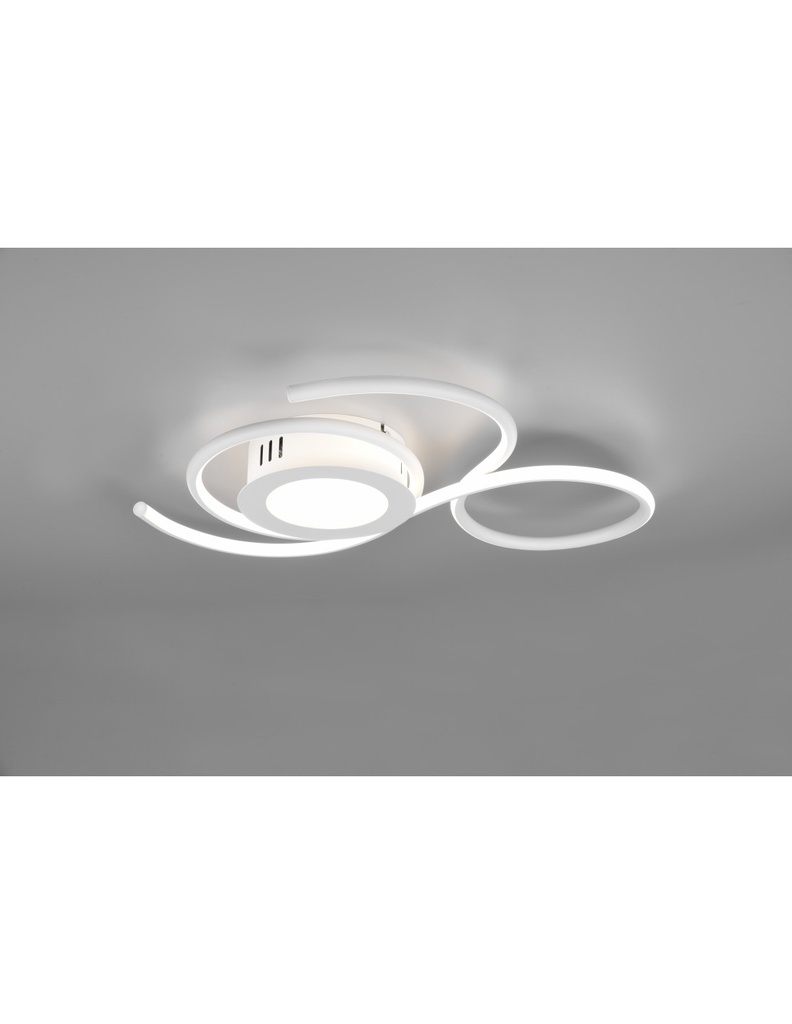 Plafoniera Design Moderno Led Dimmer Jive Bianco Trio Lighting