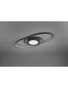Plafoniera Galaxy Doppia Spirale Antracite Led 27w Dimmerabile Trio Lighting
