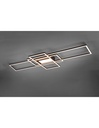 Plafoniera Irvine 3 Rettangoli Led 60w Antracite L105 cm Dimmerabile Trio Lighting