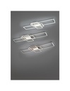 Plafoniera Irvine 3 Rettangoli Led 60w Antracite L105 cm Dimmerabile Trio Lighting
