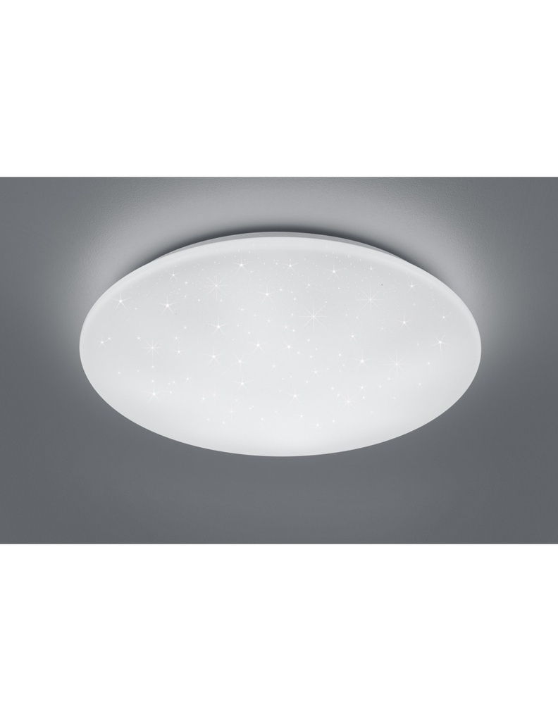 Plafoniera Kato Led Dimmerabile Bianco Effetto Stelle Scintillanti Ø60 cm Trio Lighting